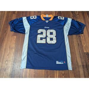 Reebok Minnesota Vikings Adrian Peterson Stitched Jersey Purple Mens 56/3XL